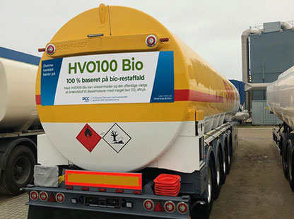 90% reduced carbon emissions delivered by HVO